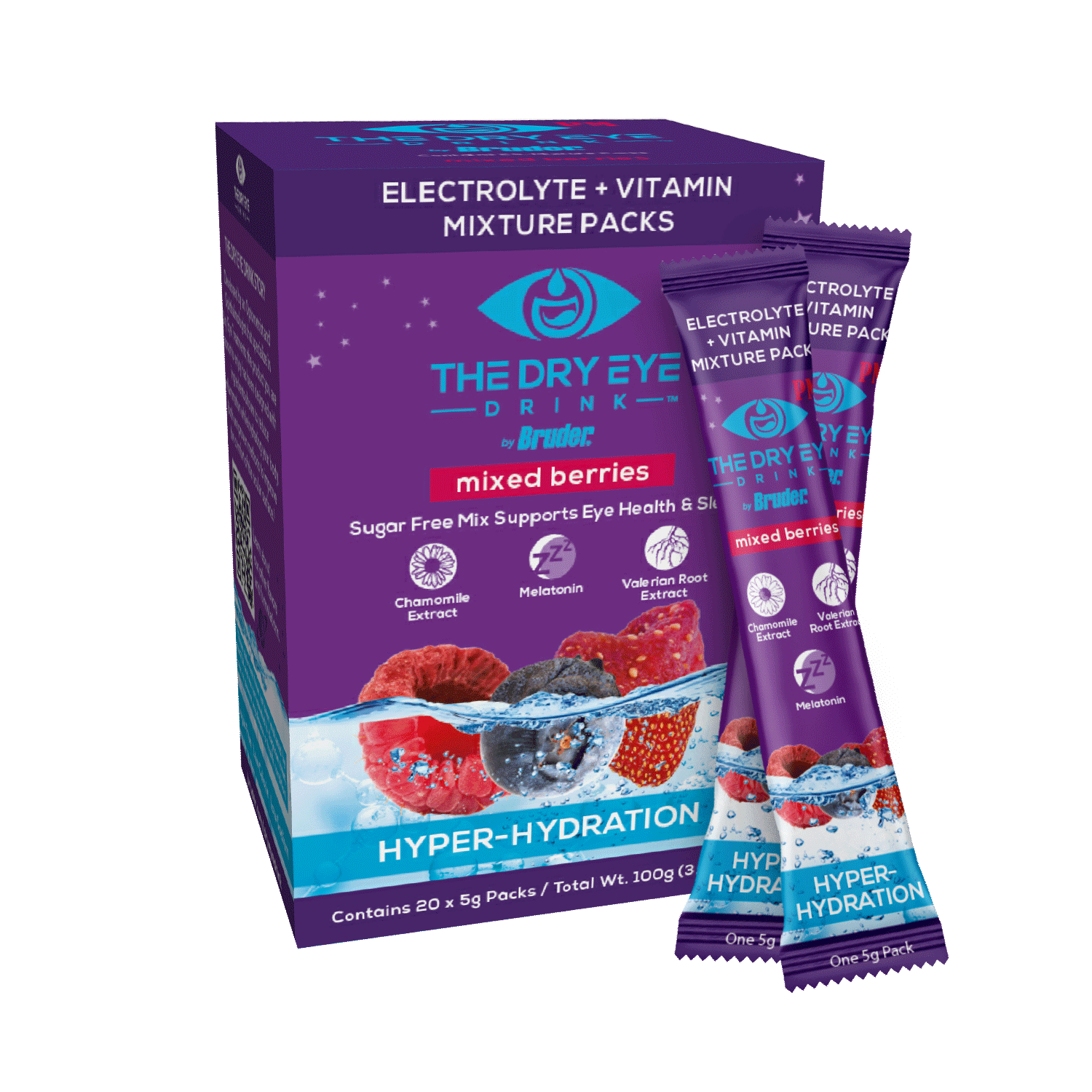 The Dry Eye Drink™ PM - Mixed Berries Flavor